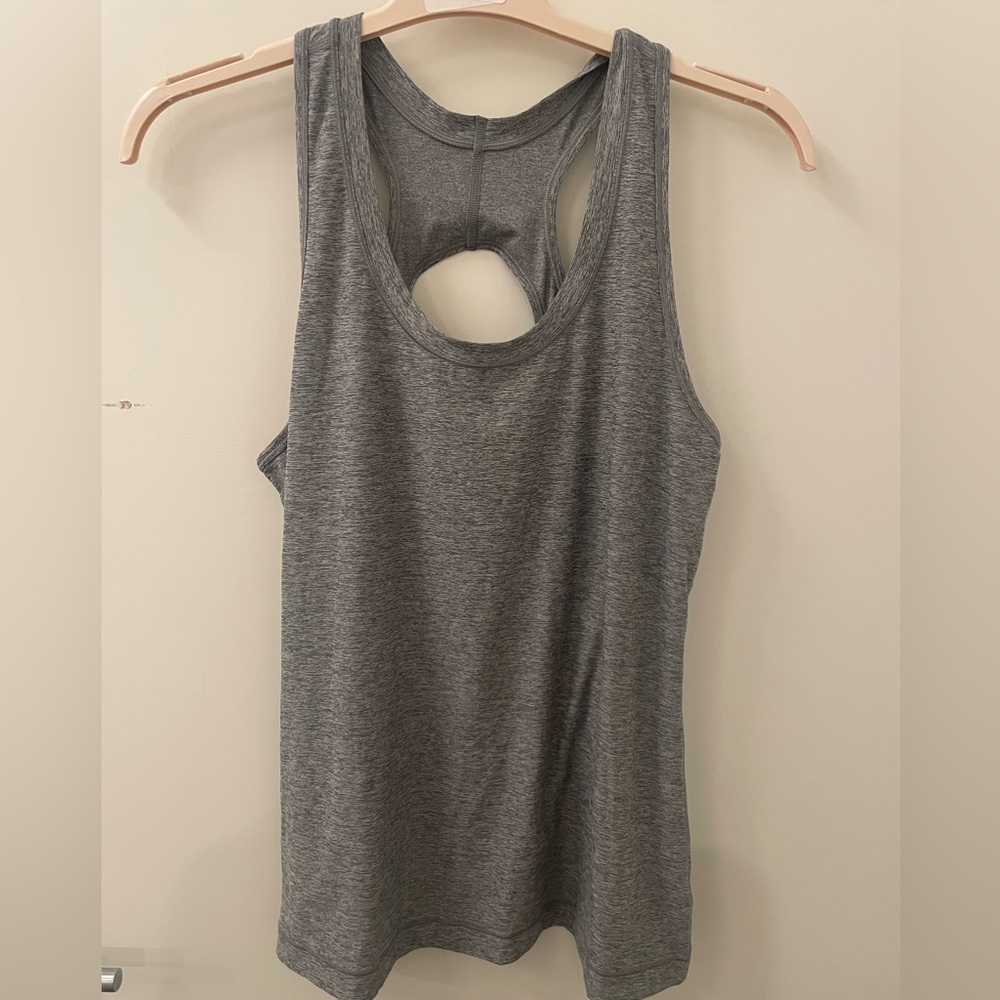 Athleta Gray Cut Out Tank Top